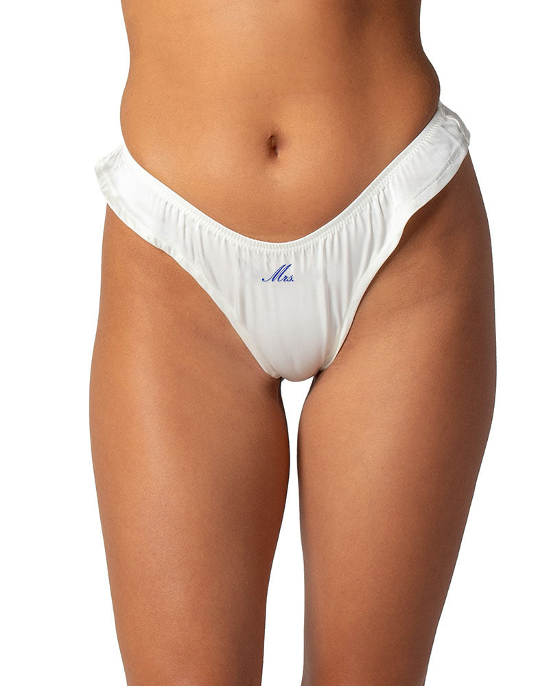 Mrs. Embroidered Silk Cheeky G