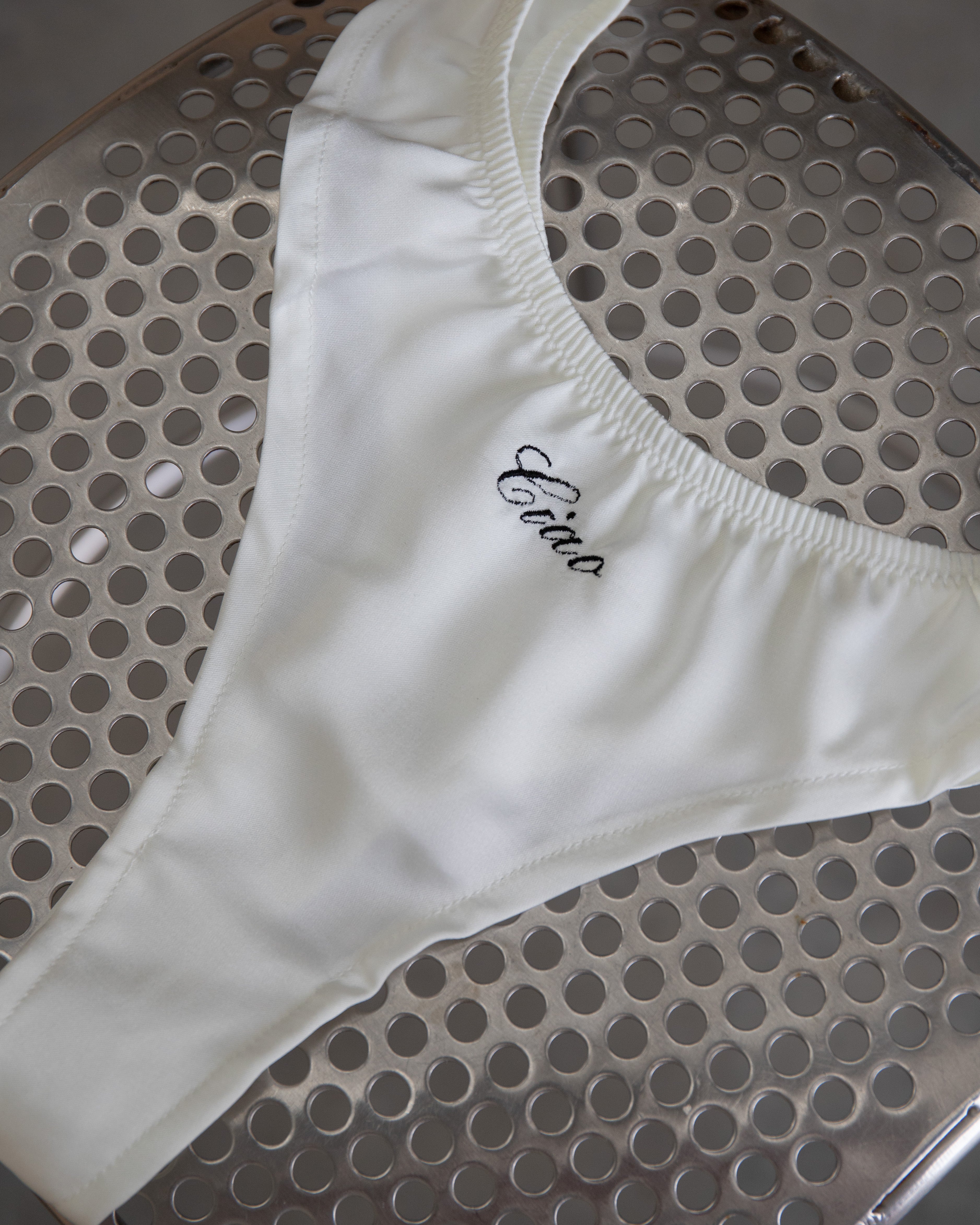 Custom Embroidered Silk Cheeky G